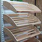 Стелаж хлібний 1900*950 мм ТИП 5, приставний торговий стелаж хлібний, металевий стелаж хлібний Рістел, фото 6