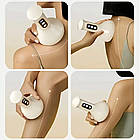 Масажер антицелюлітний, з підігрівом + Подарунок Фітнес резинки 5шт / Акумуляторний масажер для тіла / Масажер від целюліту, фото 4