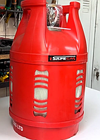 Балон газовий композитний safegas 18 л Полімерний газовий балон із прозорим корпусом Безпечний газовий балон