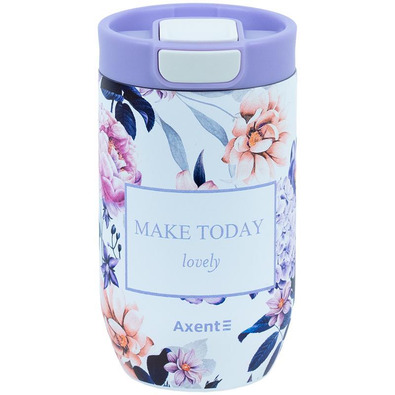 Термос Axent 350 мл Violet Whispers 8721-10-a, фото 1