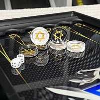 Нарди зі скла Символ Перемоги 61×27×5 см на подарунок, фото 8