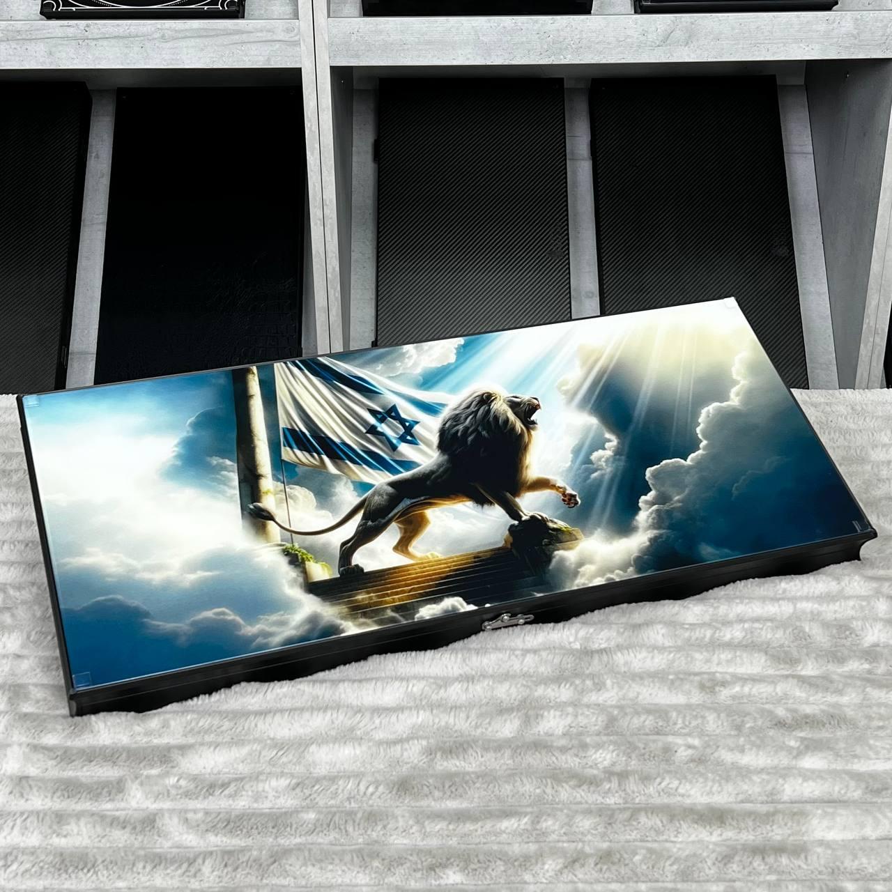 Нарди зі скла Символ Перемоги 61×27×5 см на подарунок, фото 1