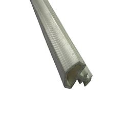 Ущільнювач для міжкімнатних дерев'яних дверей ДР-708 "будиночок" білий ширина 10 мм