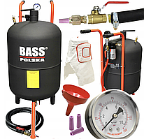 Сифонний піскоструминний апарат  80 л Bass Polska 4256 робочий тиск 4,3–7,5 бар