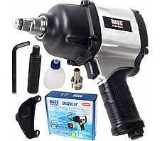 Пневматичний ударний гайковерт 3/4", 2100 Нм, пістолетний Bass Polska 4355