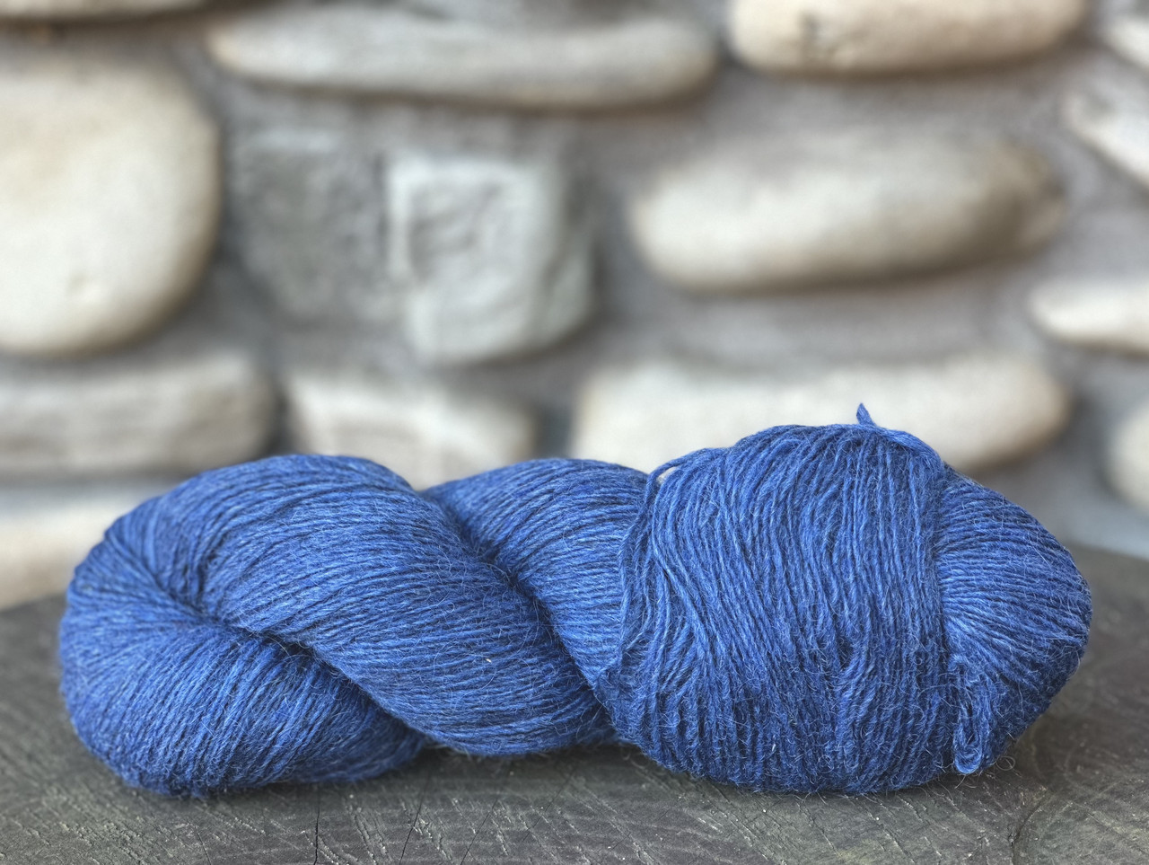 Пряжа Дундага 6/1 твідова однотонна (80% готланд 20% вовна), фото 1