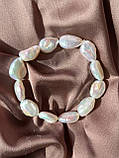 Браслет з натуральних барочних перлів, фото 6