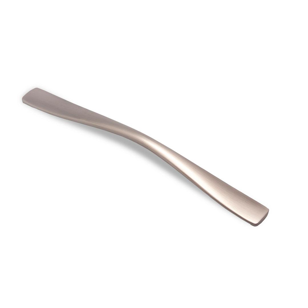 Меблева ручка дуга Kerron атласне срібло 224 мм (EL-7070-224 Oi), фото 1