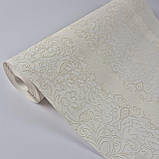 Шпалери вініл на флізеліні 0.53 × 10.05 м Marburg 57108, бежеві для спальні, вітальні, коридору, фото 5