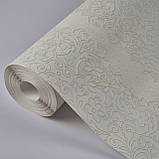 Шпалери вініл на флізеліні 0.53 × 10.05 м Marburg 57108, бежеві для спальні, вітальні, коридору, фото 3