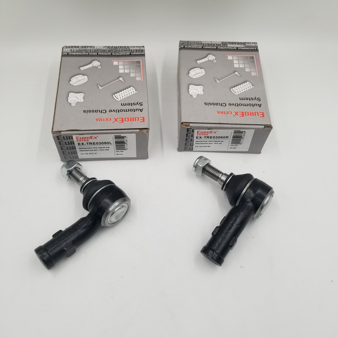 Наконечники рульові Амулет/AMULET, Заз Форза комплект (лівий+правий) EuroEx Угорщина, фото 1