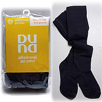 Колготки дитячі демісезонні 110-116, 56-60, 18-20 ТМ Duna Дюна / 4398-1000-чорний / весна-осінь