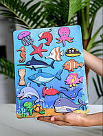 Дитячі дерев'яні пазли різні види