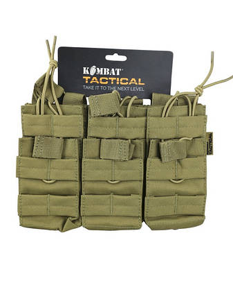 Підсумок під магазини АК KOMBAT UK Triple DUO Mag Pouch, фото 1