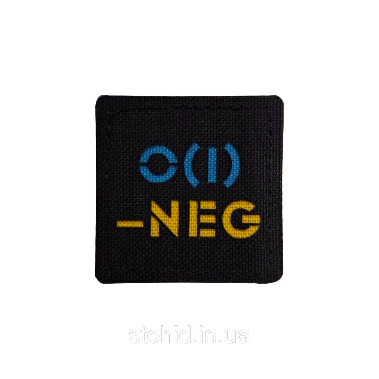 Патч група крові 1- Жовто-блакитний 5х5 Стохід, фото 1