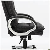 Крісло офісне комп'ютерне Texas тканина чорна, фото 7