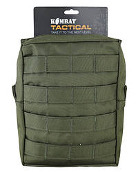 Підсумок універсальний KOMBAT UK Large Molle Utility Pouch — тактичний, армійський, 600D Tac-Poly, 17×22×6 см