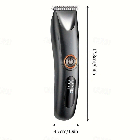 Машинка для стрижки волосся з 3 насадками, SURKER SK-607 / Акумуляторний тример з дисплеєм, фото 8