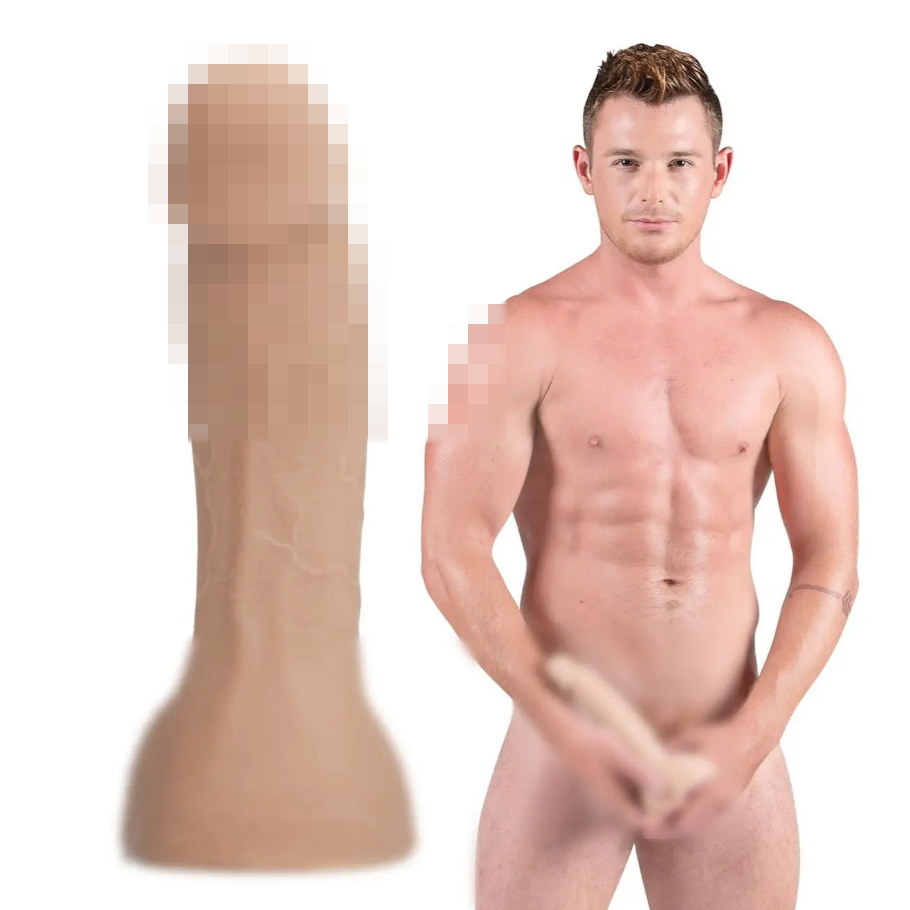 Фалоімітатор Fleshjack Boys: Brent Corrigan Dildo, по зліпку пеніса порноактора, 22,2х5 см., фото 1