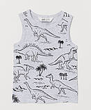 Літня майка H&M на хлопчика, динозаври, 98-104, фото 2