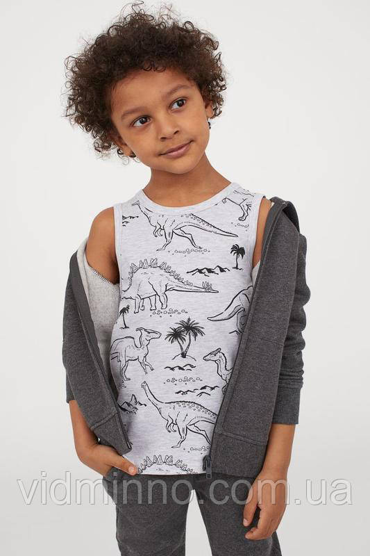 Літня майка H&M на хлопчика, динозаври, 98-104, фото 1