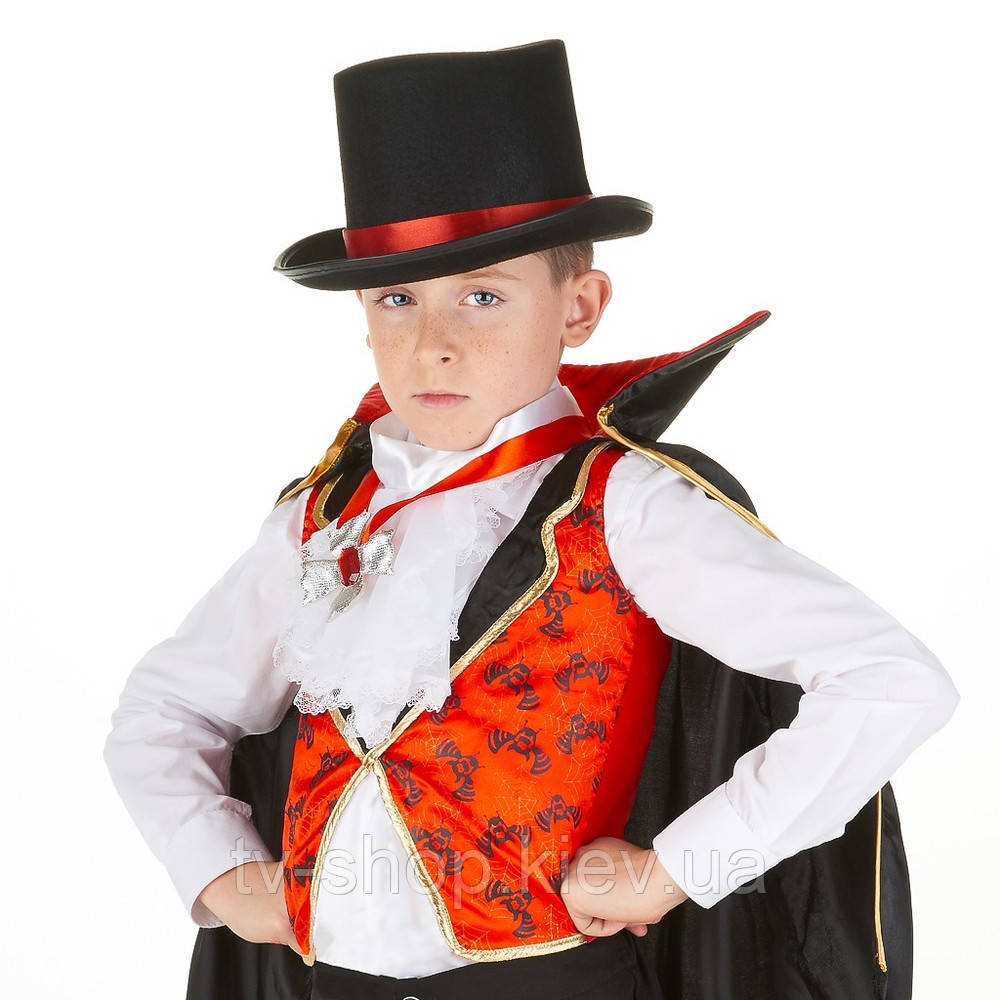 Костюм карнавальний «Граф Дракула»з кликами 5/6 р, фото 1