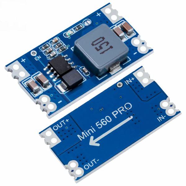 Мініатюрний понижуючий перетворювач напруги DC-DC Mini560-PRO (вхід 6,5-32 В → вихід 12 В).