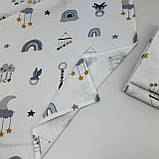 Пелюшка з 2-шарового мусліну 90х80, фото 4