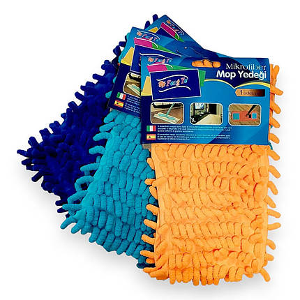 Запаска для швабри евромоп FengYe мікрофібра 39х12 см, фото 1