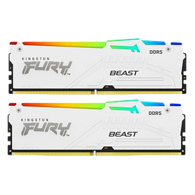 Оперативна пам'ять Kingston 32GB (2x16GB) DDR5 6000MHz FURY Beast RGB White (KF560C30BWEAK2-32)