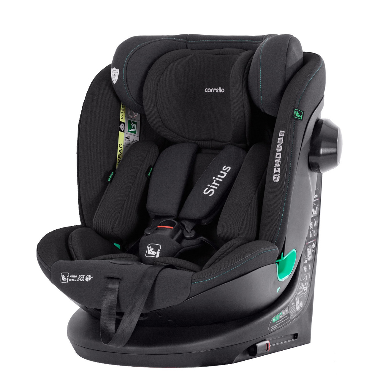 Поворотне автокрісло 360° Carrello Sirius CRL-8808 i-Size (R129/03) 40–150 см, ISOFIX та Top Tether, фото 1