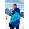 Куртка жіноча гірськолижна блакитна, фото 3