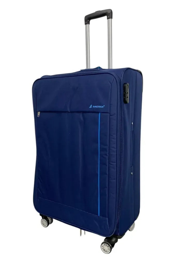 Валіза тканинна MADISSON 35703 велика 76 см синя 4 колеса, фото 1
