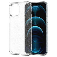 Чохол Crystal Case з блискітками для iPhone 12 12 Pro прозорий захисний аксесуар для стильного оформлення