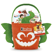 Корзинка со сладостями Kinder Happy Snack Halloween Pumpkin 218г