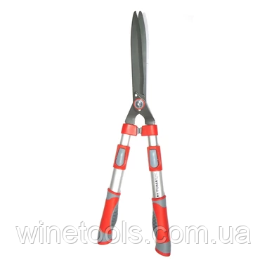 Ножиці садові для кущів 680-910 мм з хвилястим лезом телескопічні Altuna J449, фото 1