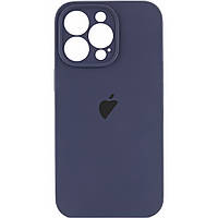 Чохол Silicone Case для iPhone 13 Pro захисний аксесуар для знімання в кольорі Midnight Blue