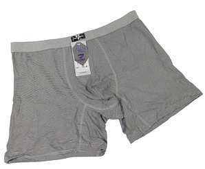 Труси боксерки подовжені в смужку XL сірі Amigo 3176