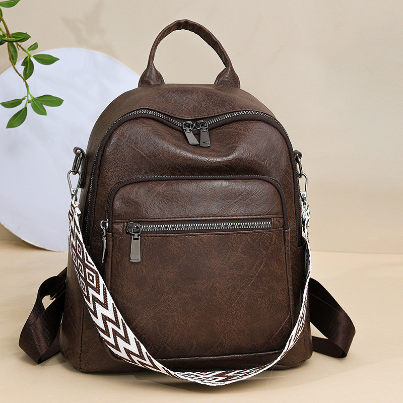 Рюкзак дівчина м'який штучний шкіра Модний новий фасон Міський рюкзак стильний тільки опт, фото 1