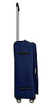 Валіза тканинна MADISSON 35703 середня 67 см синя 4 колеса, фото 4