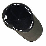 Зимова кепка бейсболка хакі тепла однотонна закрита на стрейч резинці з флісовою підкладкою (One Size), фото 5