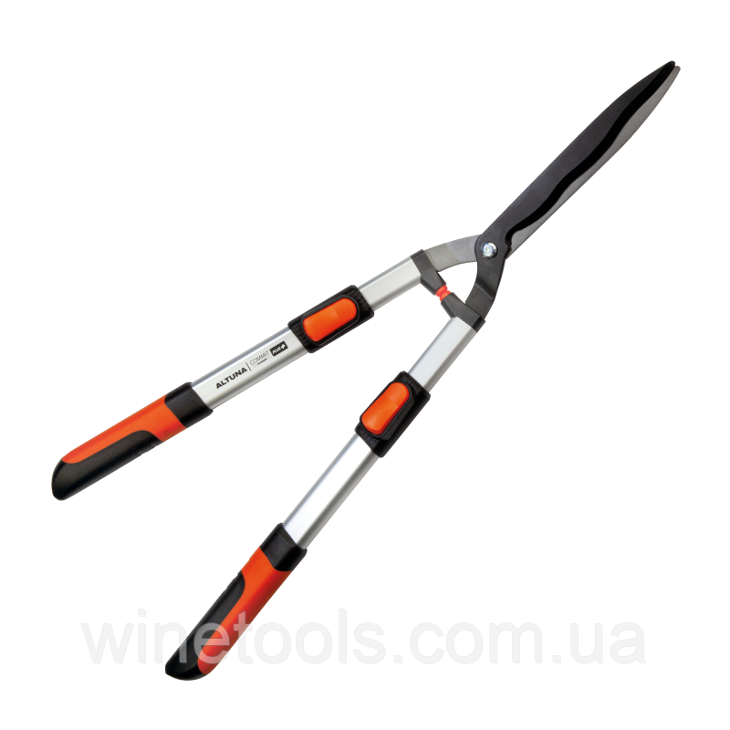 Ножиці садові для кущів 690-910 мм з хвилястим лезом телескопічні Altuna J504, фото 1