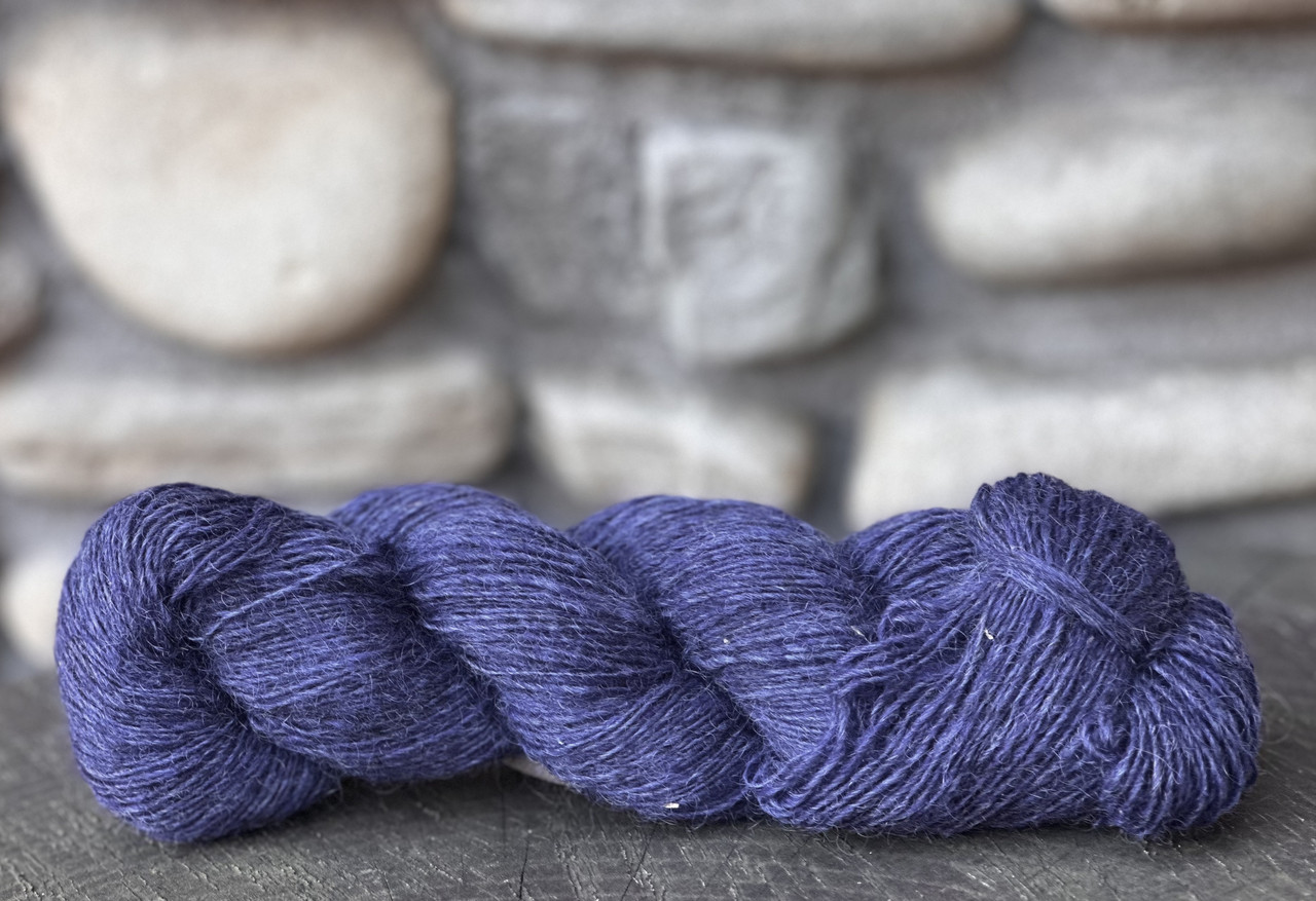 Пряжа Дундага 6/1 твідова однотонна (80% готланд 20% вовна), фото 1