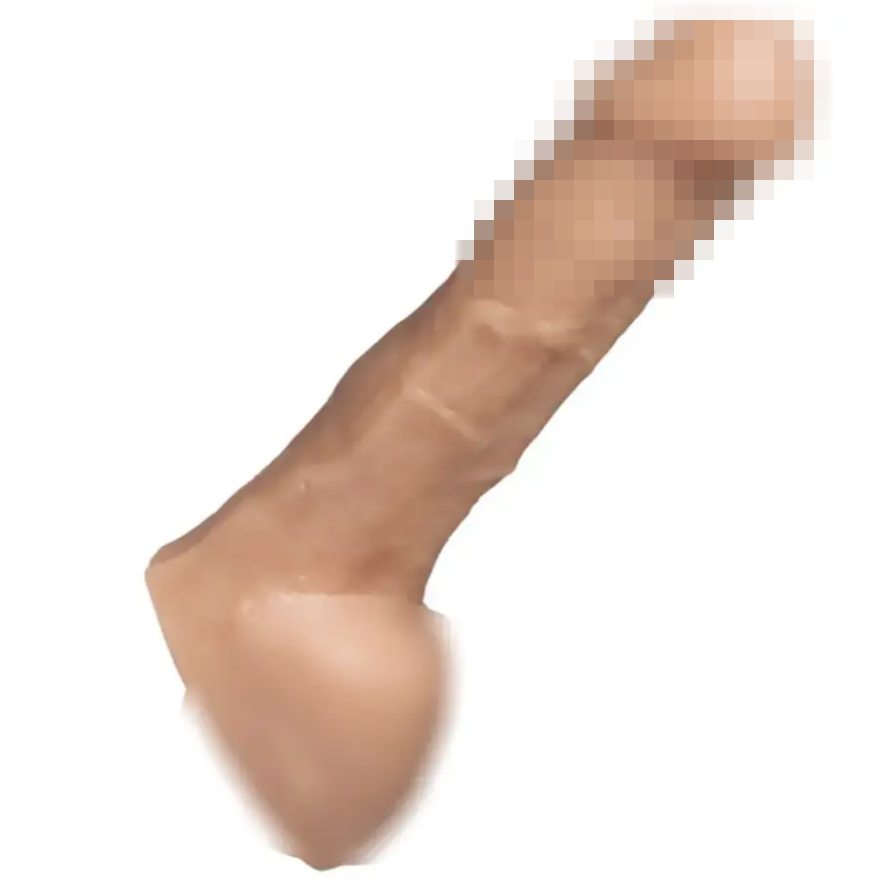Фаллоімітатор Doc Johnson - 7 Inch Realistic Perfect Erect Cock - Vanilla, 17,8 x3,8 см., фото 1
