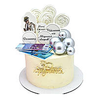 Набір цукрові фігурки на торт, фігурки з мастики, декор для кондитерських виробів "Чоловічий" Мікс