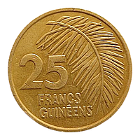 Гвінея 25  франків, 1987