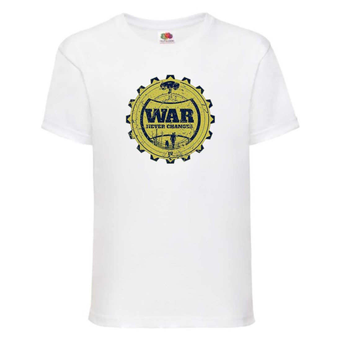 Футболка Фоллаут (Fallout 008), біла 104-116-128-140-152-164 розміри, фото 1