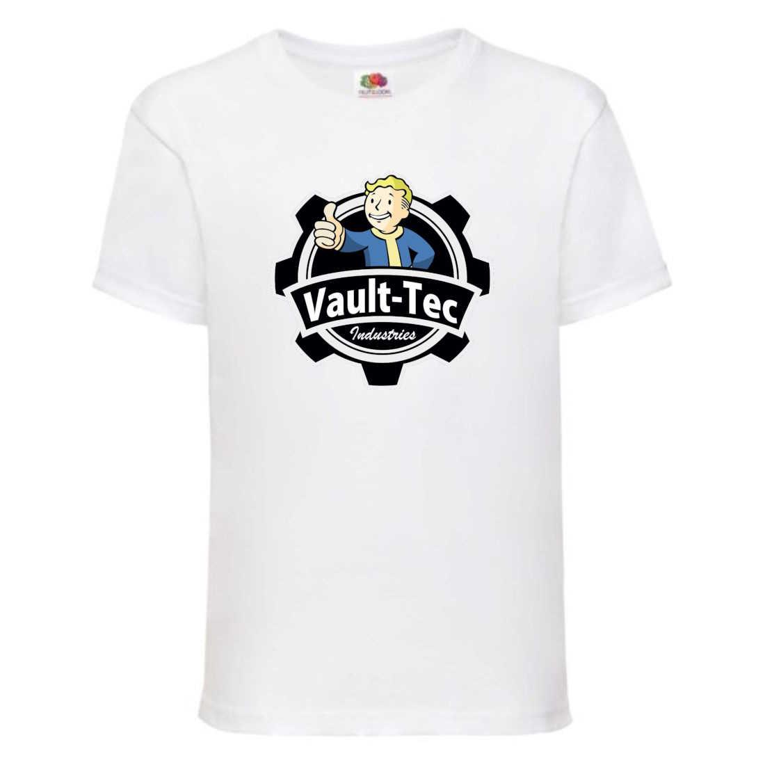 Футболка Фоллаут (Fallout 0011), біла 104-116-128-140-152-164 розміри, фото 1