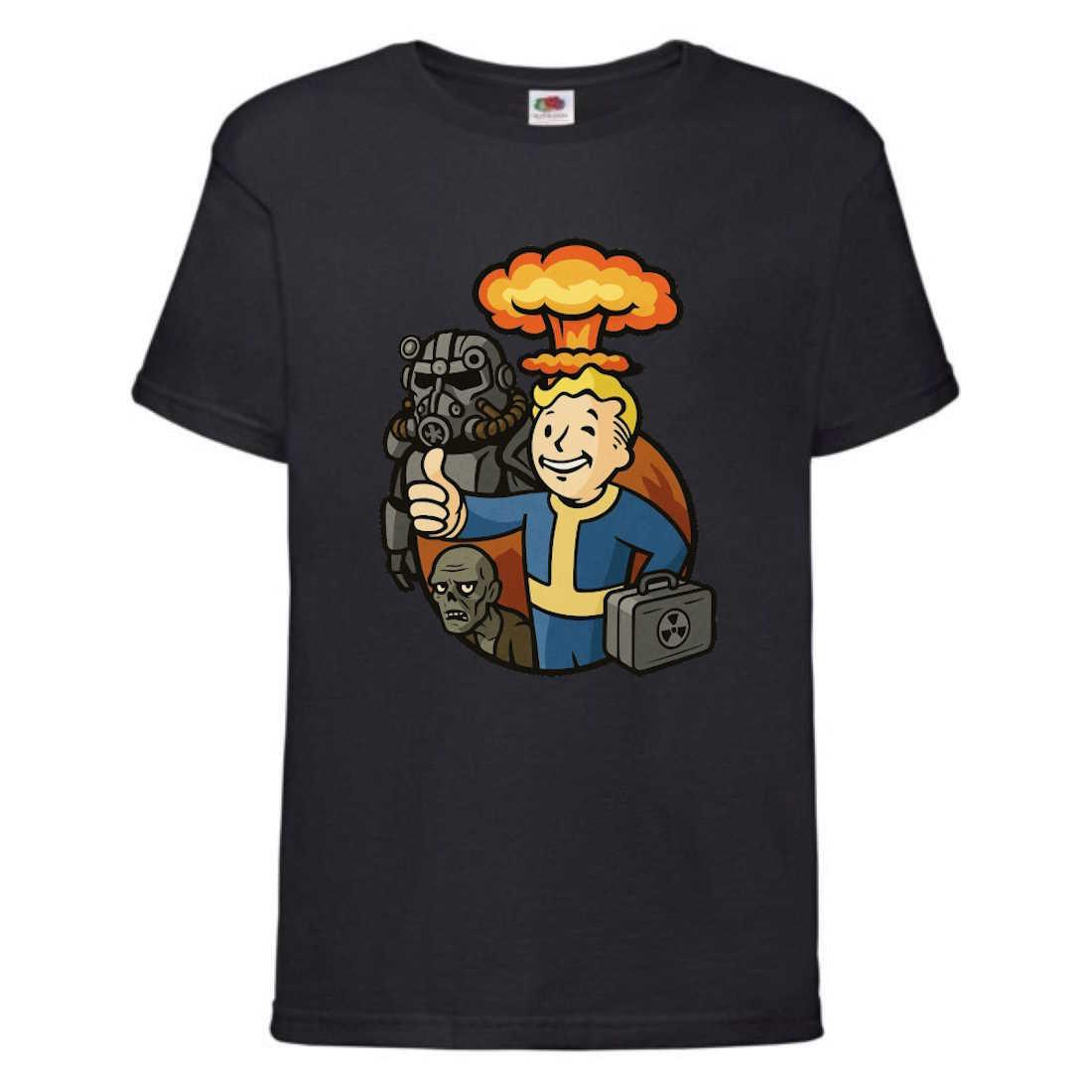 Футболка Фоллаут (Fallout 0012), чорна 104-116-128-140-152-164 розміри, фото 1