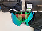 Гірськолижна маска Oakley Fall Line M (XM) Matte Black лінза Prizm Jade Iridium + кейс, фото 6